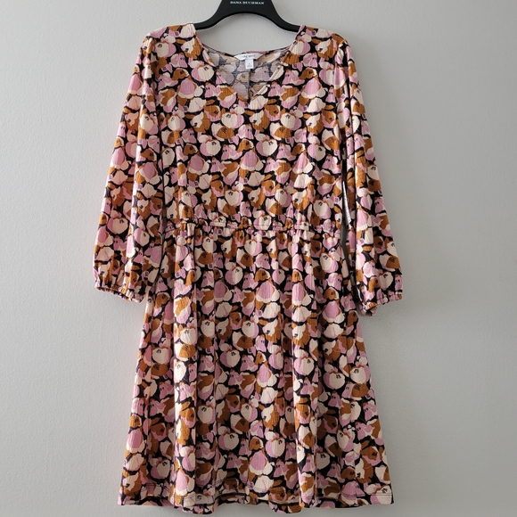 New Nine West Floral Multicolored Dress Size: L - Picture 14 of 15
